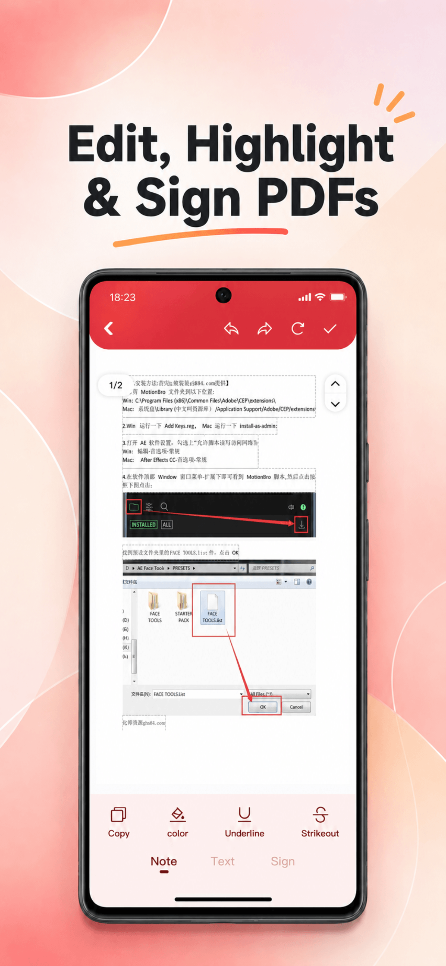 Editor Interface